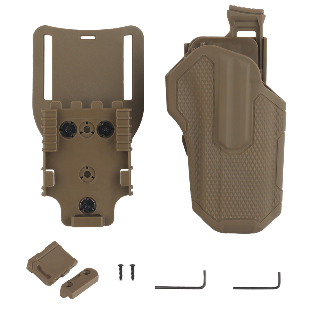 Warfare Universal Pistol Nylon quick Pull sleeve with QLS Quick release system base compatible - ortacical