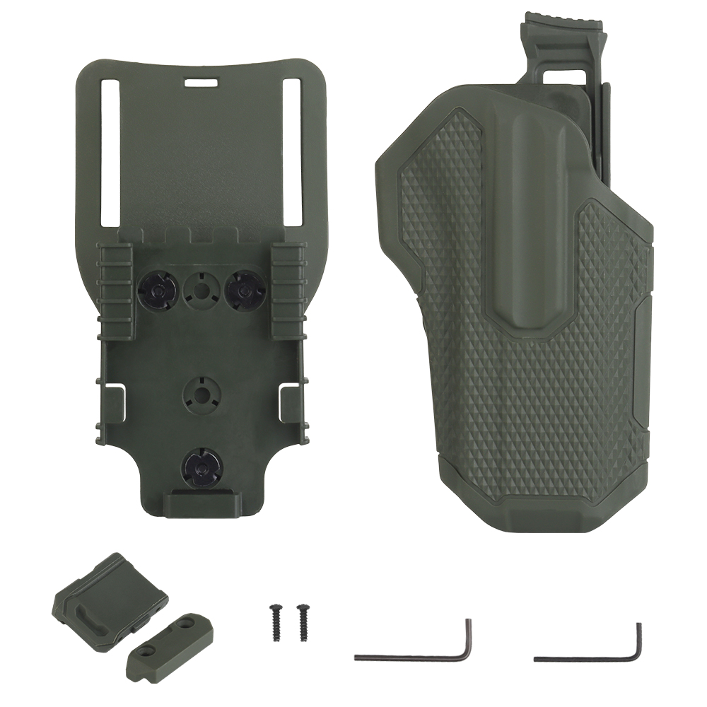 Warfare Universal Pistol Nylon quick Pull sleeve with QLS Quick release system base compatible - ortacical