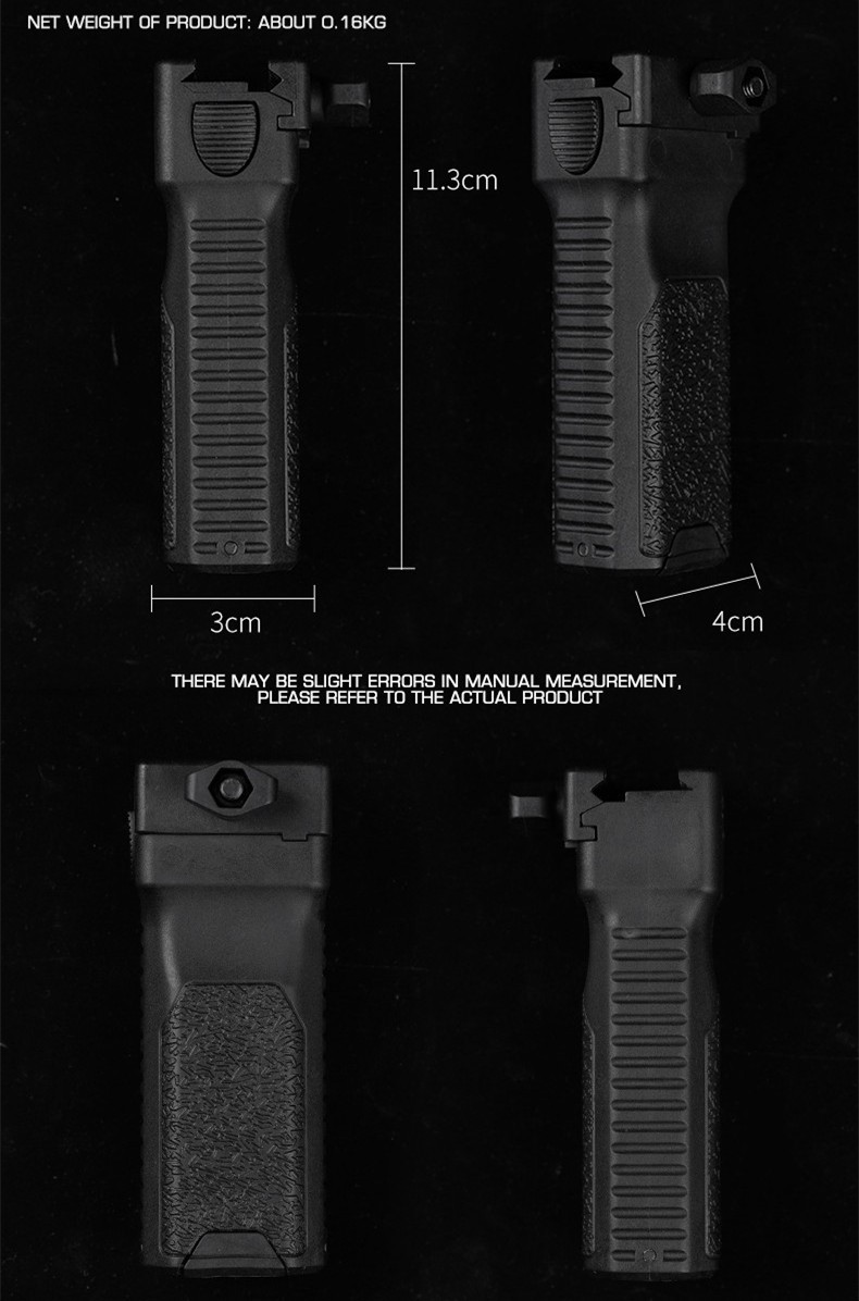 One-click pop-up grip tactical bracketElastic Bipod Grip2.0(20mm) - ortacical