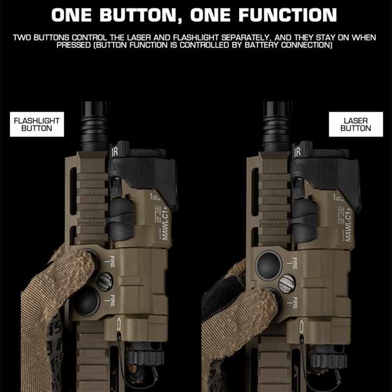 MAWL-C1+ Functional version (laser, flashlight) Tactical targeting accessories - ortacical