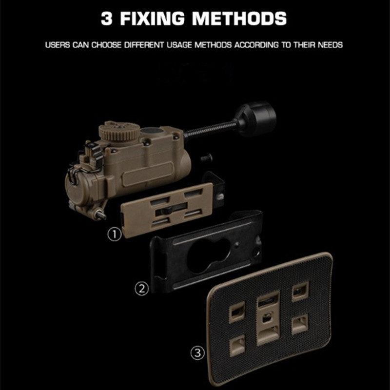 Tactical outdoor Rattlesnake multi-purpose helmet light - ortacical