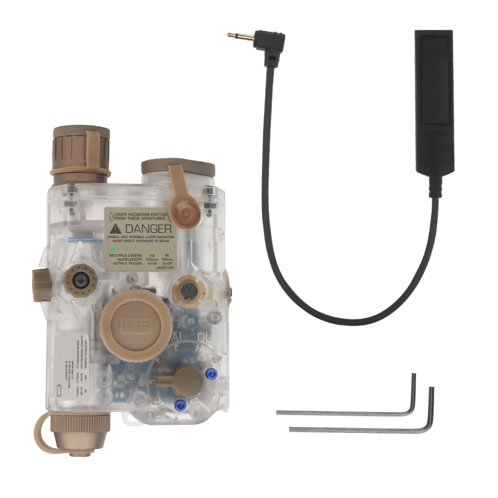 PEQ-15 (Green laser +IR infrared non-luminescence + flashlight) tactical green laser pointer - ortacical