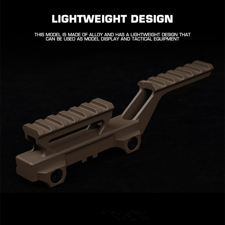 Serpentine T1 lift bracket (rail model) Lightweight alloy Picatini compatible - ortacical