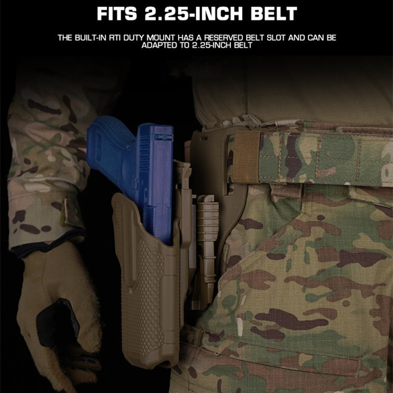 Warfare Universal Pistol Nylon quick Pull sleeve with QLS Quick release system base compatible - ortacical