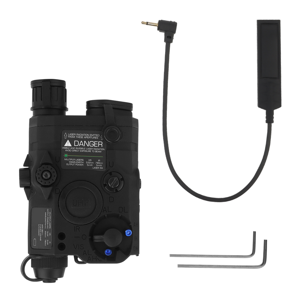 PEQ-15 (Green laser +IR infrared non-luminescence + flashlight) tactical green laser pointer - ortacical