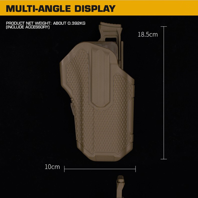 Warfare Universal Pistol Nylon quick Pull sleeve with QLS Quick release system base compatible - ortacical