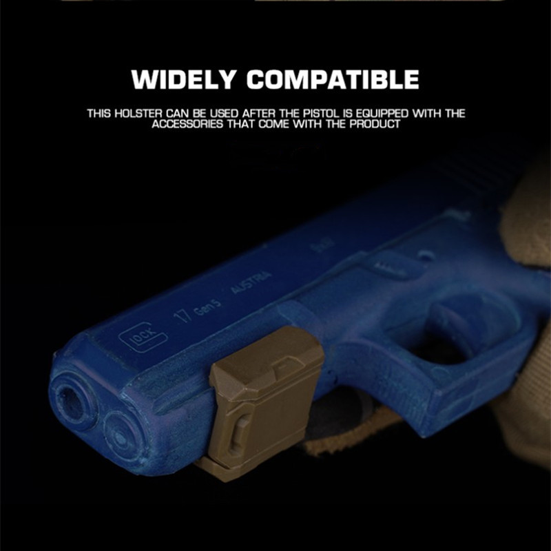 Warfare Universal Pistol Nylon quick Pull sleeve with QLS Quick release system base compatible - ortacical