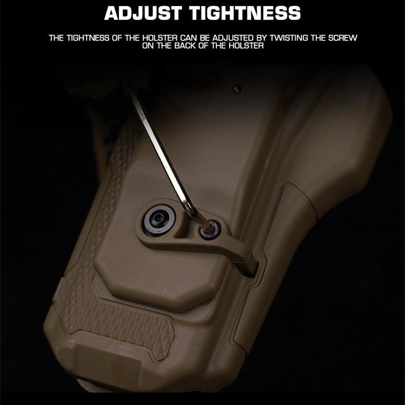 Warfare Universal Pistol Nylon quick Pull sleeve with QLS Quick release system base compatible - ortacical