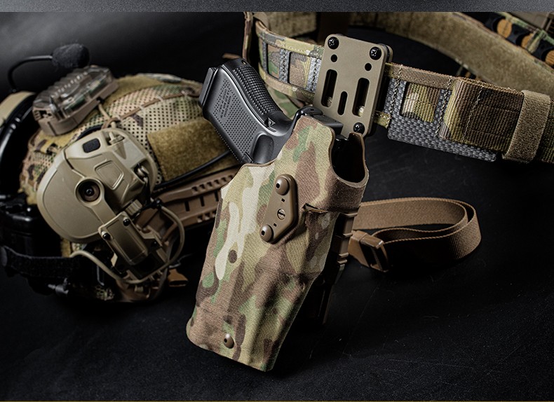 G17+X300 lamp protective cover ALS quickly remove the waist gaiter tactical pistol quickly remove the sleeve - ortacical