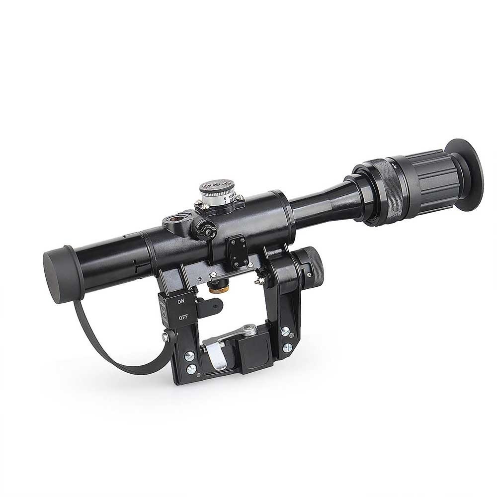 SVD 4X26 Side Mount Red Illuminated Tactical Hunting Riflescope Glass Reticle Optics Sights AK Rifle Sniper Scope - ortacical