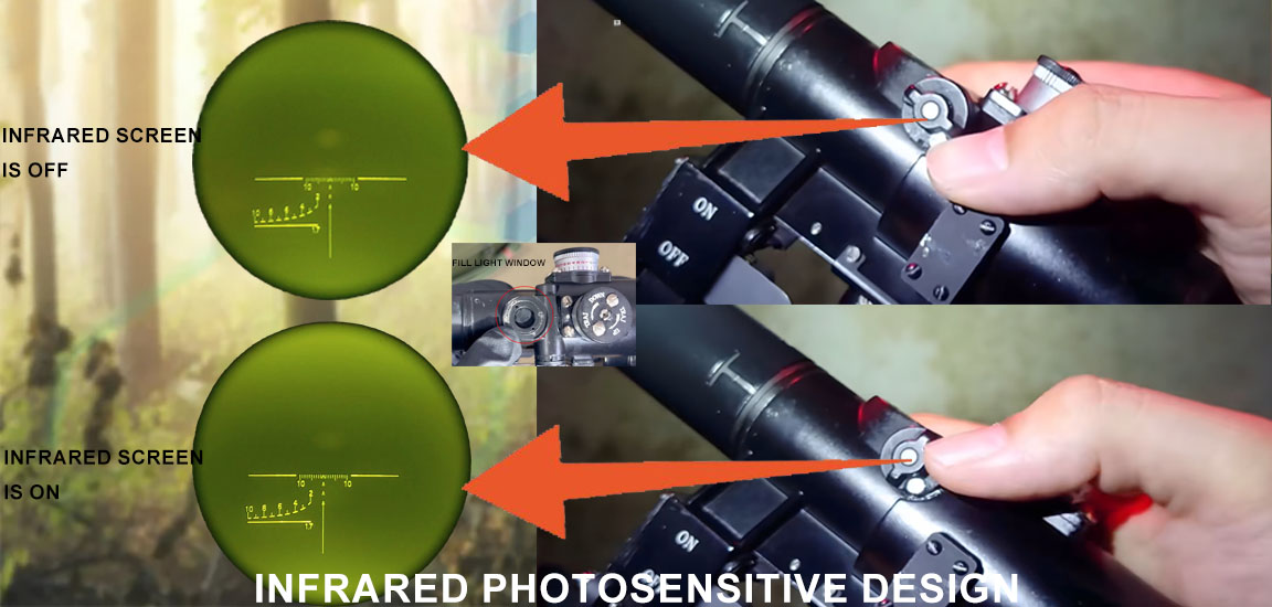 SVD 4X26 Side Mount Red Illuminated Tactical Hunting Riflescope Glass Reticle Optics Sights AK Rifle Sniper Scope - ortacical