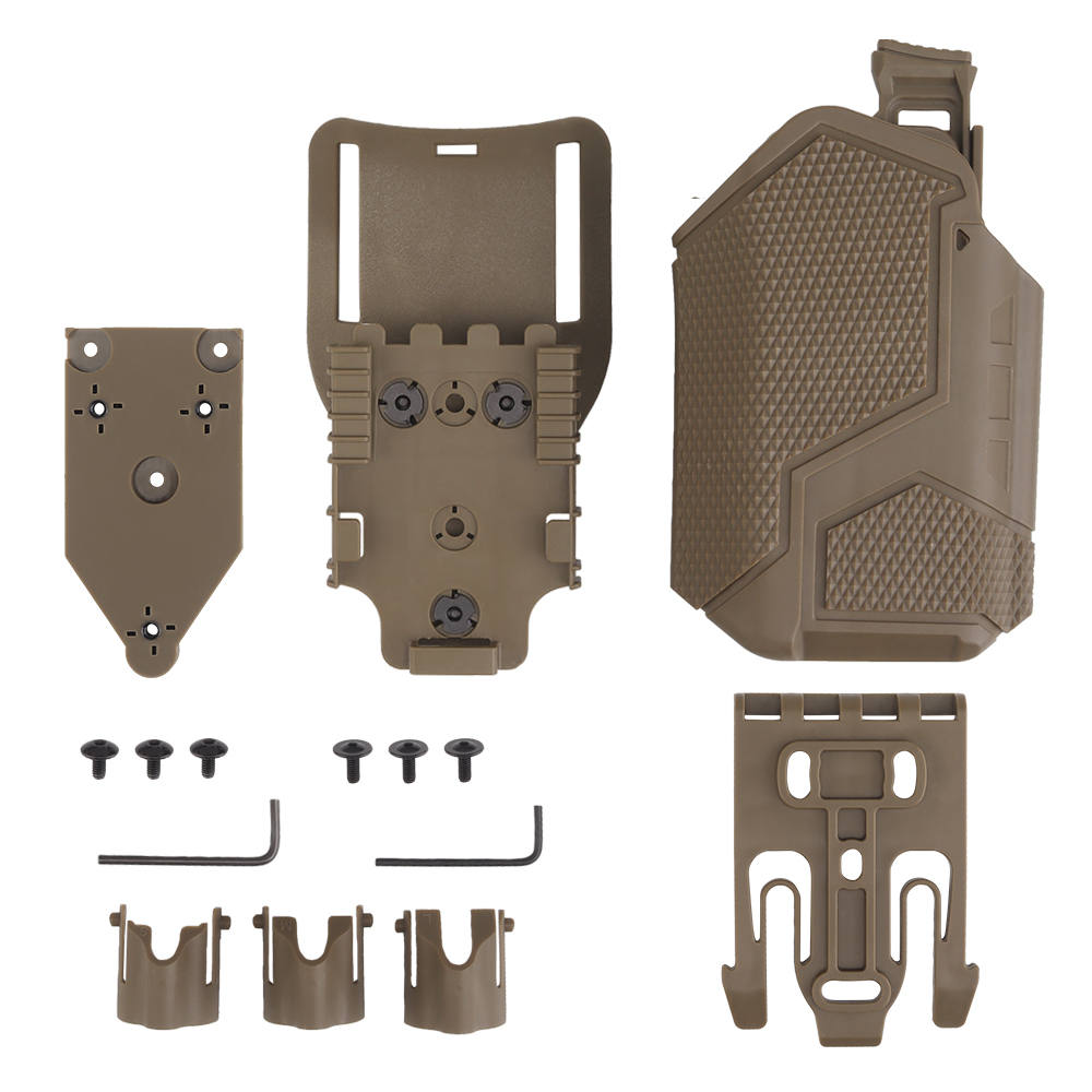 X300 Tactical under-hanging flashlight light Universal holster with QLS assembly for multiple sizes - ortacical