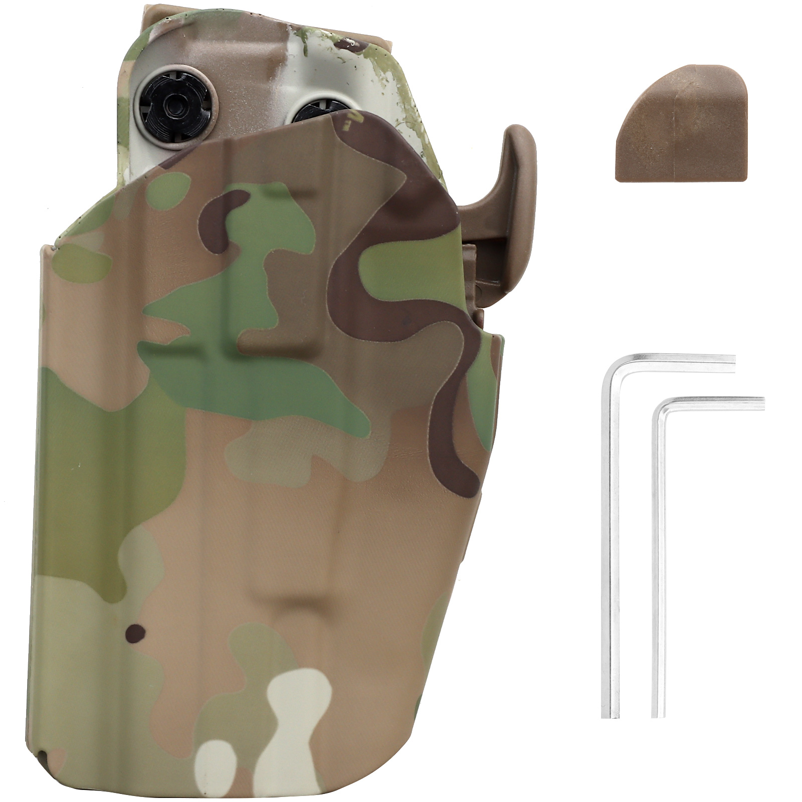 Large tactical quick dial device multi-specification fit set waist quick pull set left hand movie props - ortacical