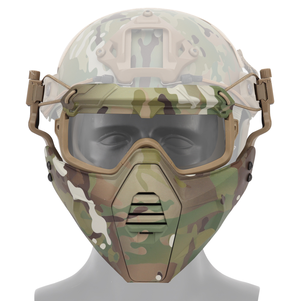 Multi-dimensional split tactical combination set mask Film props outdoor equipment mask - ortacical