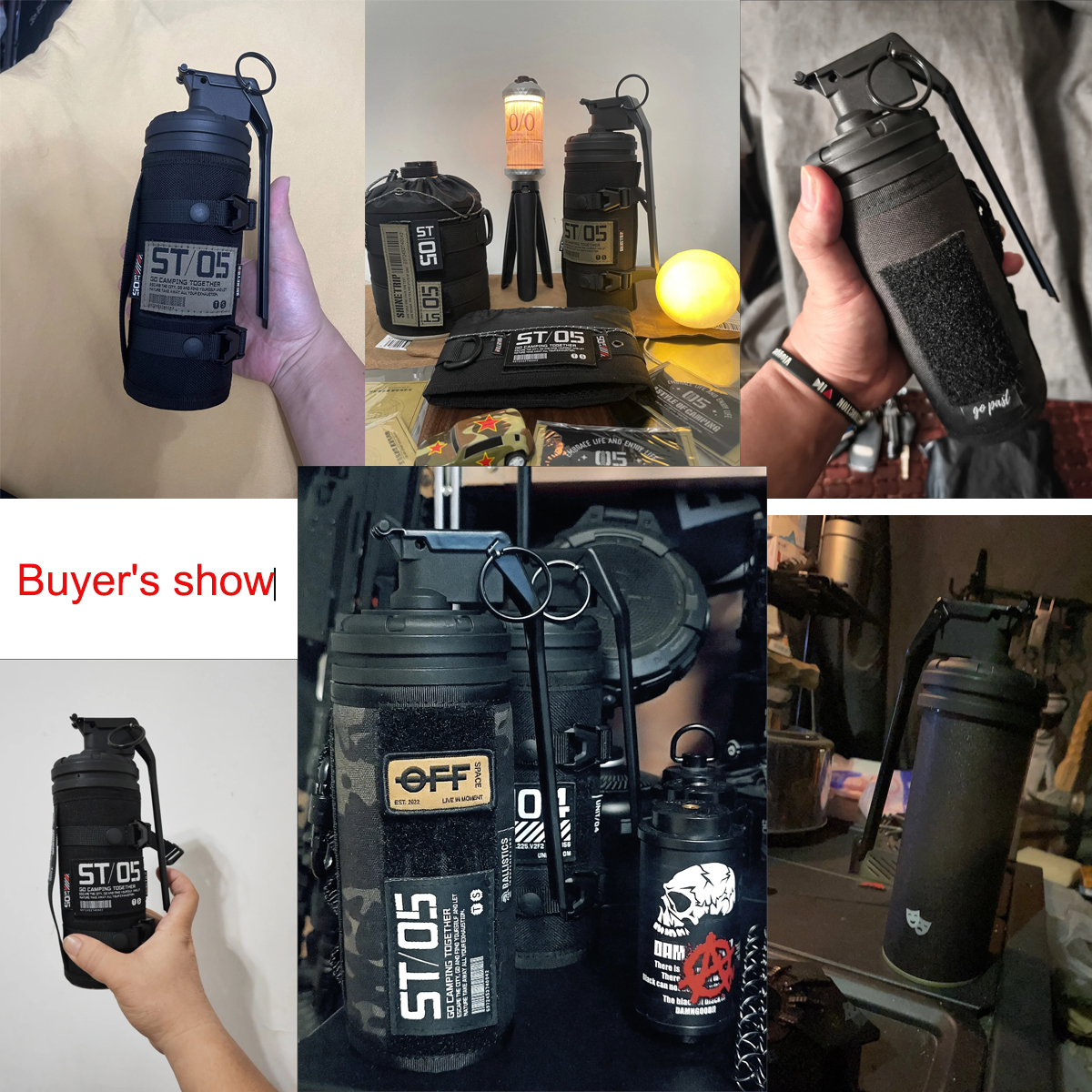 Decorative Camping Long Gas Tank Holder Cover - Split Design, Compatible with International Standards - ortacical