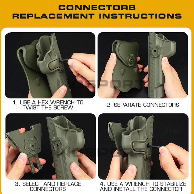 1911 Quick set tactical toy waist quick set - ortacical