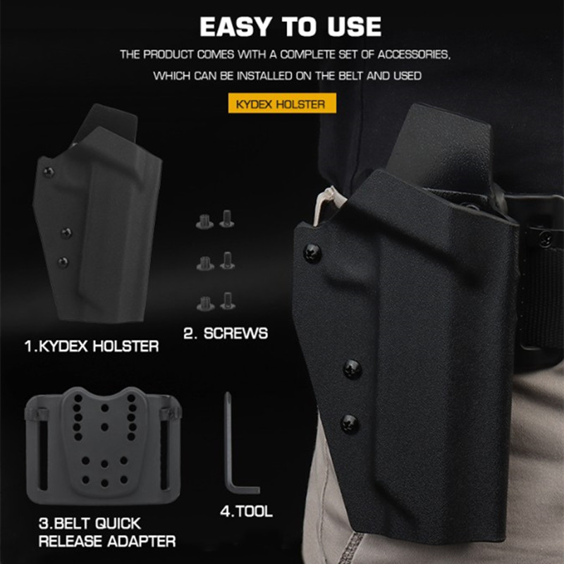 TCM K-board tactical adjustable quick-pull sleeve TTI 2011 COMBAT MASTER KYDEX - ortacical