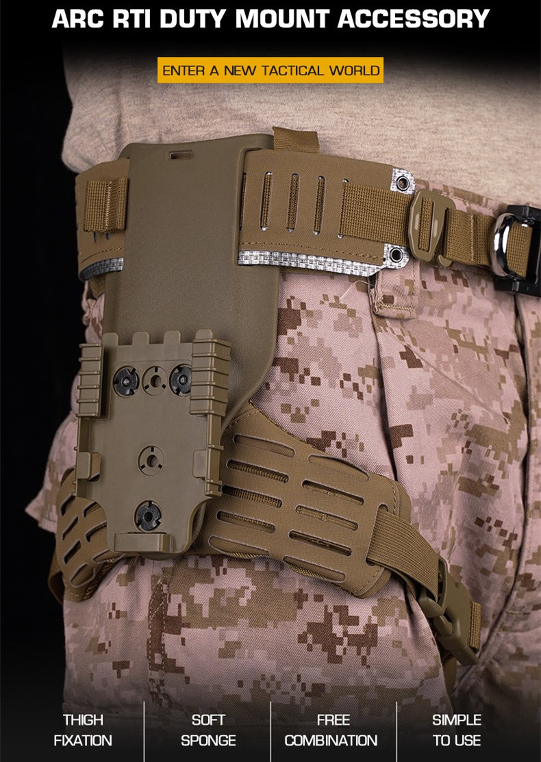 ARC lower pressure plate accessories Side Kick V2 style holster cushion gaiters secure - ortacical