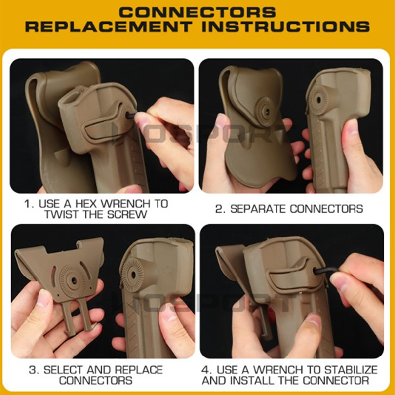 M92 Quick Pull sleeve tactical toy waist quick pull sleeve - ortacical