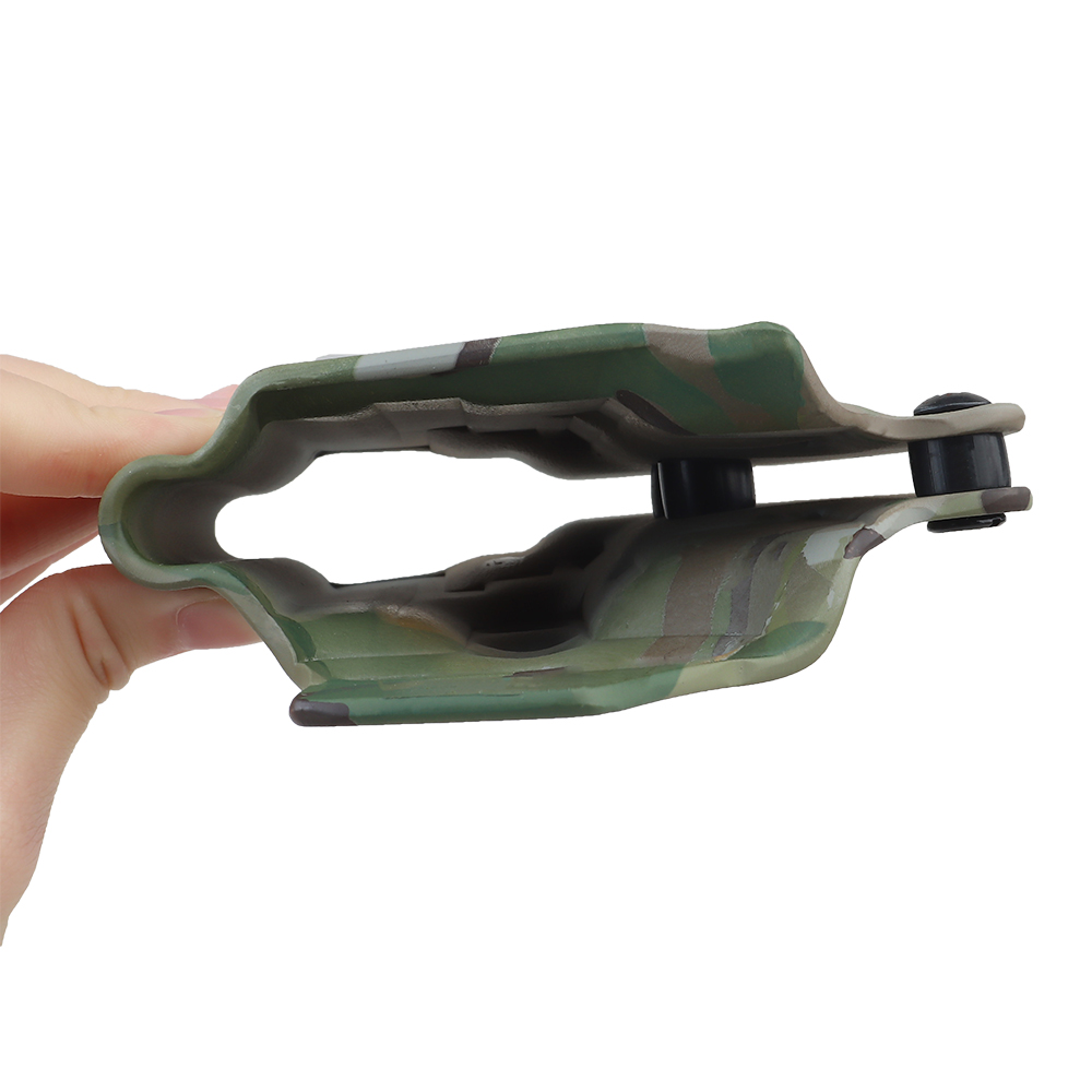 Tactical anti-slip and scratch-resistant MOLLE system fits waist seal belt P226 Kydex with quick-pull sleeve - ortacical