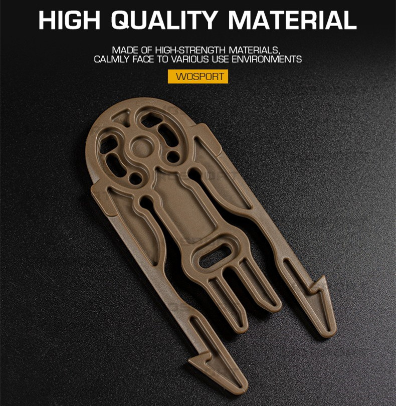 MOLLE Quick release Board Quick release design combines multiple angles with shooting sports accessories - ortacical