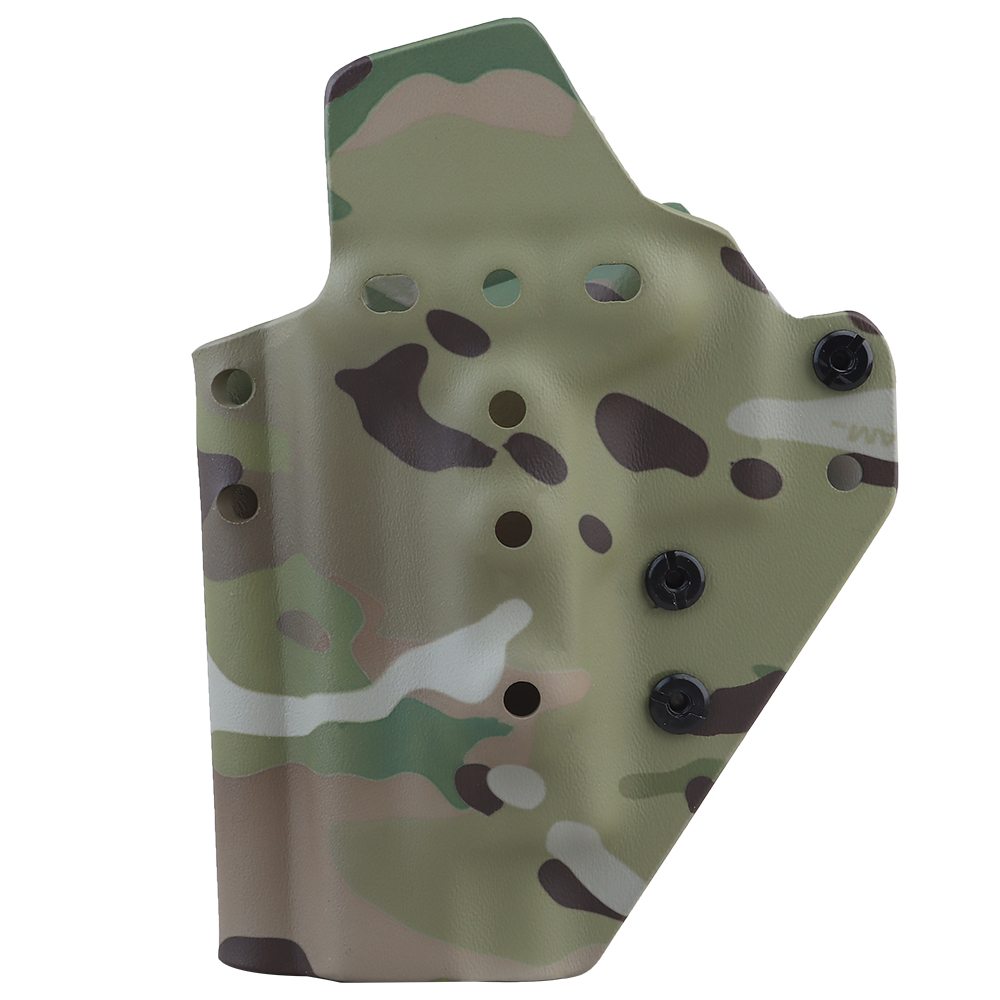 Tactical anti-slip and scratch-resistant MOLLE system fits waist seal belt P226 Kydex with quick-pull sleeve - ortacical