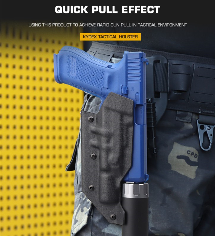 Tactical multiple combination modes Kydex board X300 luminaire adjustable camo quick pullout sleeve - ortacical