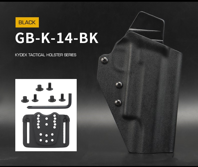 Fit 1911 lightweight adjustable elastic Kydex tactical equipment quick pullout sleeve - ortacical