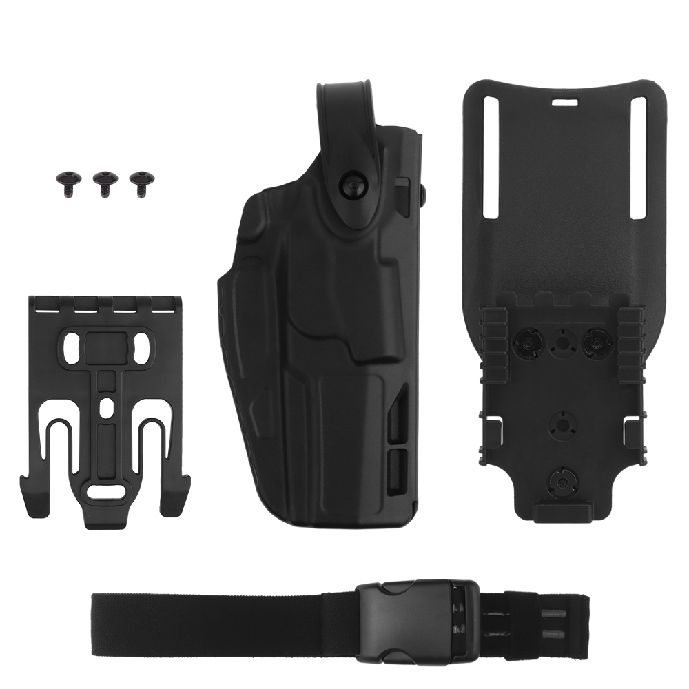 The MK-17 P320 holster comes with lower press plate QLS Quick release system leggings fit belt nylon - ortacical