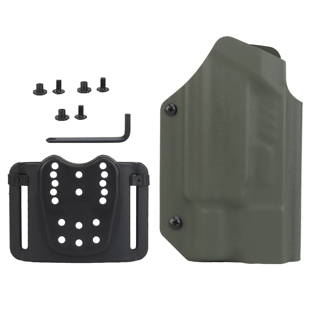 Lightweight and portable KYDEX quick-pull-out tactical equipment for Gray-Rocker pistol storage - ortacical