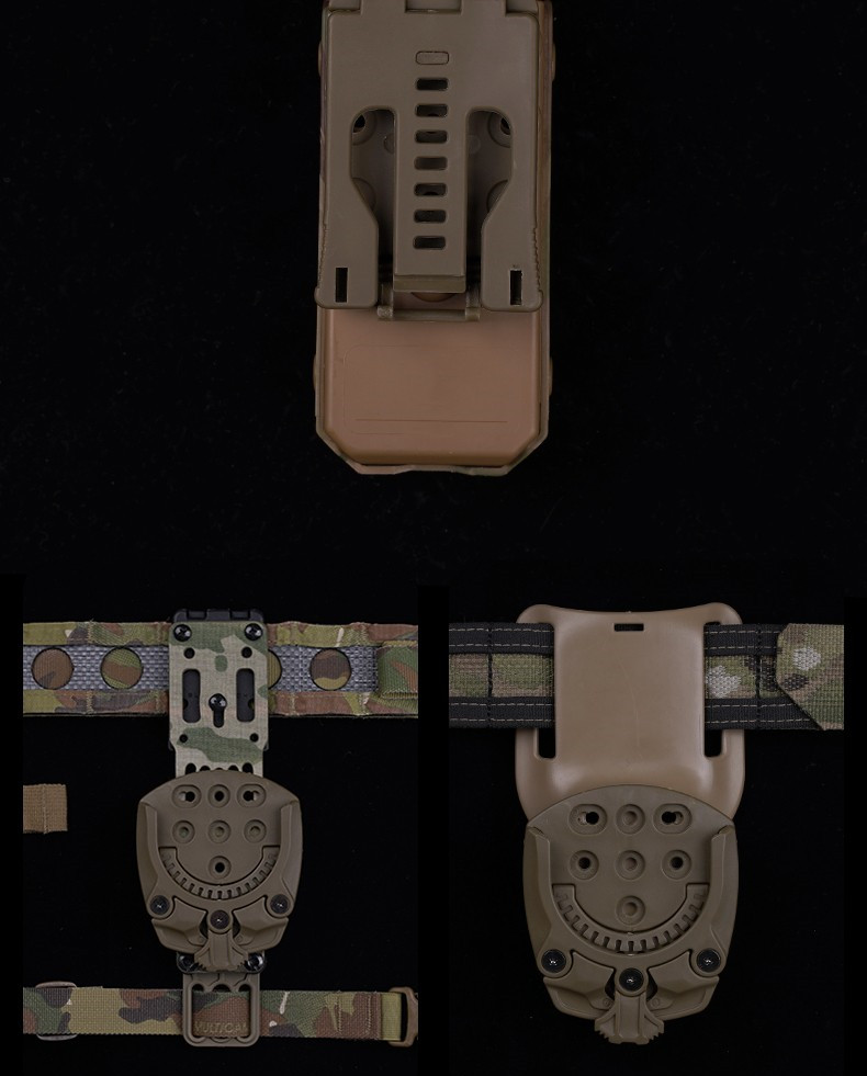 360 degree base adapter (belt) for AlienGear Blackhawk, etc - ortacical