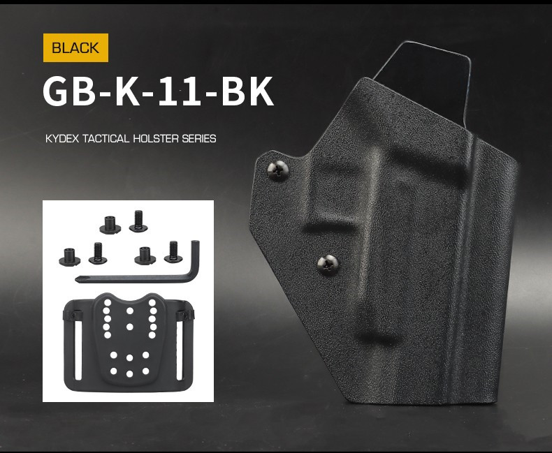 G-48 ADAPTS waist sealing belt tactics Quick pull sleeve elastic adjustable Kydex material 3MM fan - ortacical