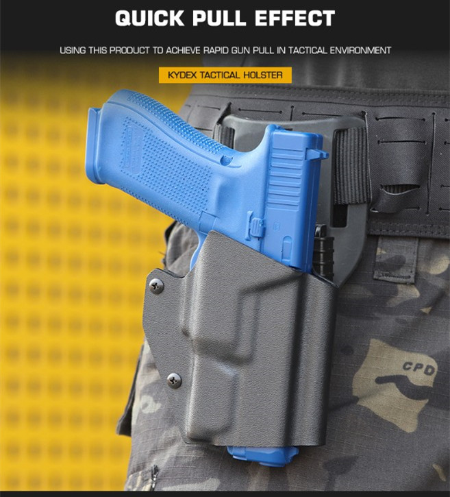 Fit waist seal G-XC1 tactical light thickness 3mmKydex imported material quick pull sleeve - ortacical