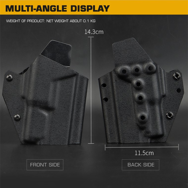 Fit waist seal G-XC1 tactical light thickness 3mmKydex imported material quick pull sleeve - ortacical
