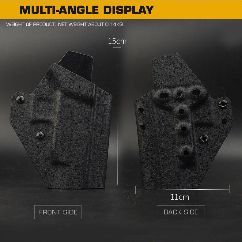 G-48 ADAPTS waist sealing belt tactics Quick pull sleeve elastic adjustable Kydex material 3MM fan - ortacical