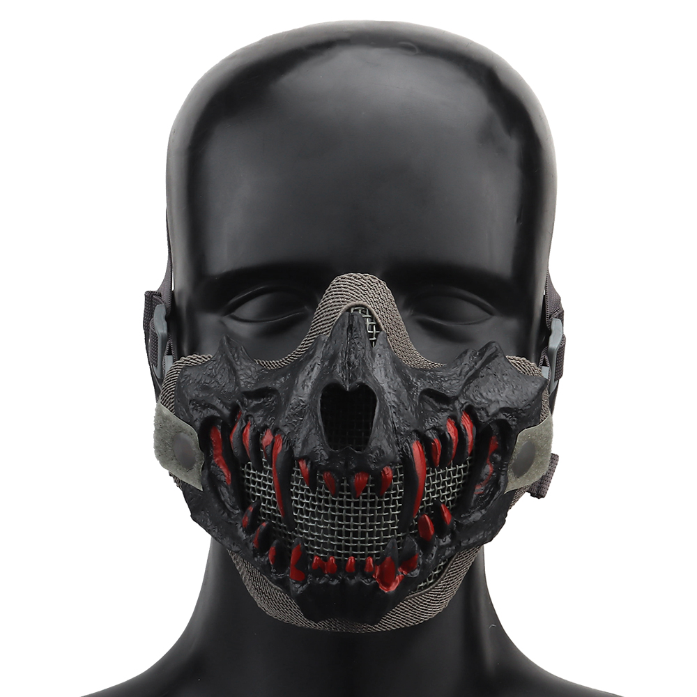 Tusk mask Standard double wire mask half face high air permeability protective tactical mask - ortacical
