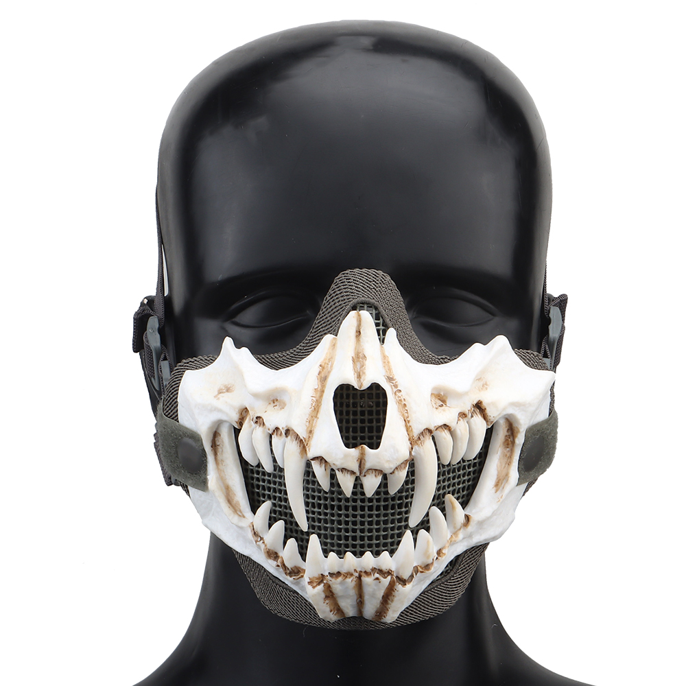 Tusk mask Standard double wire mask half face high air permeability protective tactical mask - ortacical
