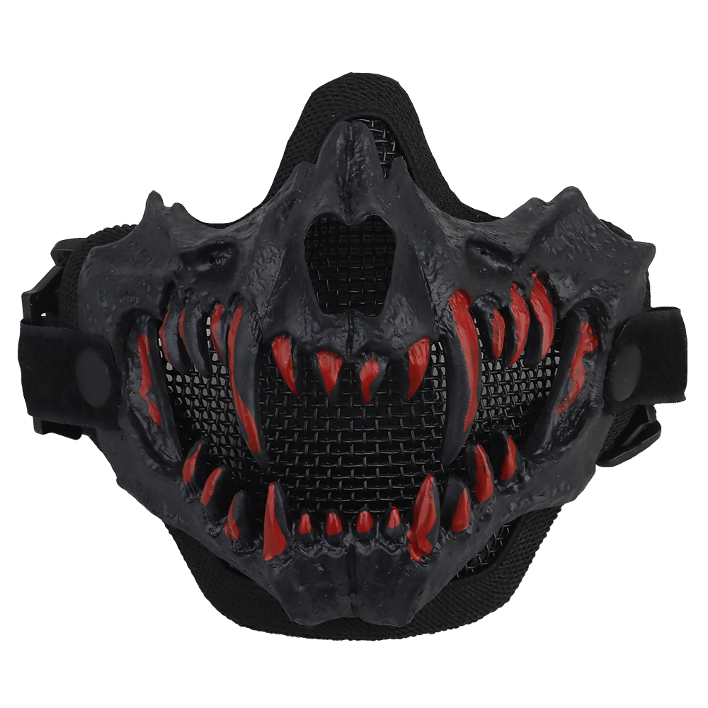 Tusk mask Standard double wire mask half face high air permeability protective tactical mask - ortacical