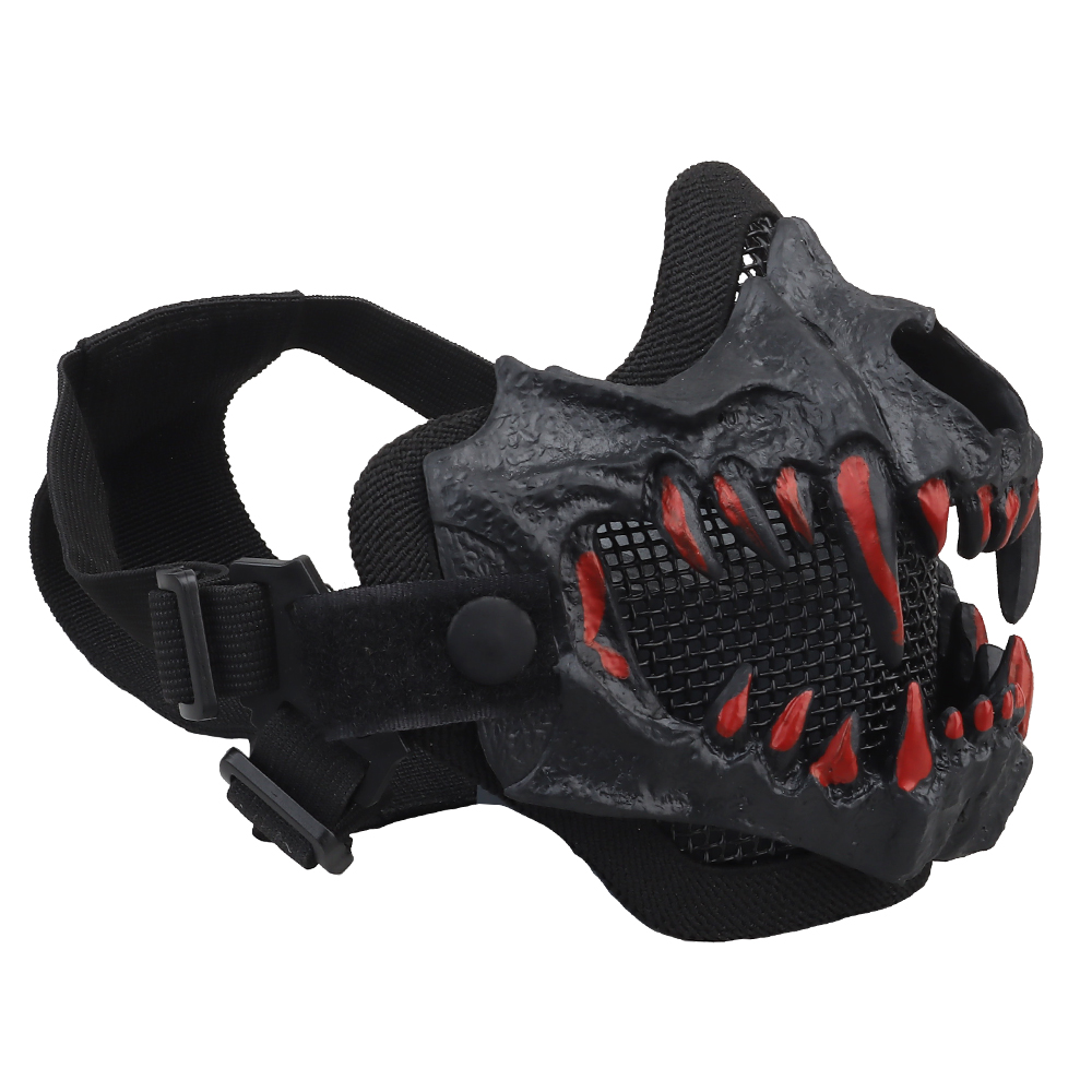 Tusk mask Standard double wire mask half face high air permeability protective tactical mask - ortacical
