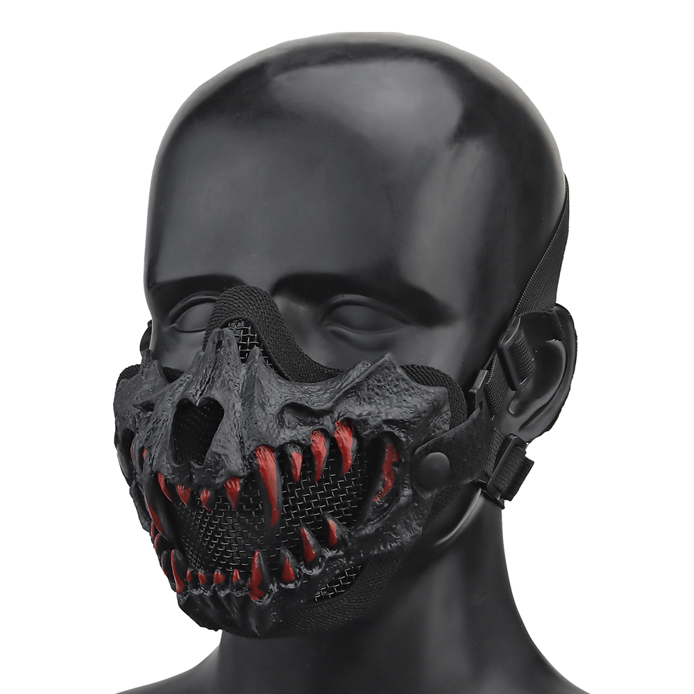 Tusk mask Standard double wire mask half face high air permeability protective tactical mask - ortacical