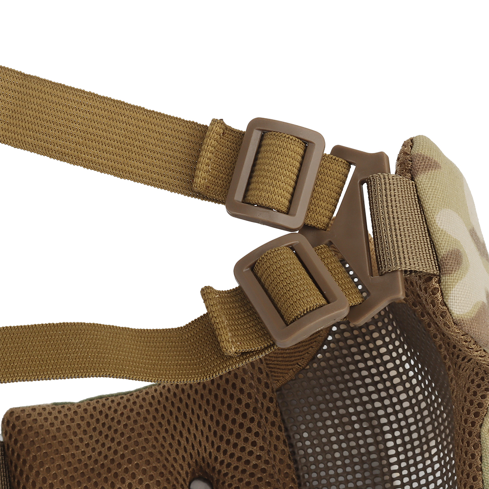 Tusk Mask Upgraded Live CS protective riding with tactical double steel wire mask - ortacical