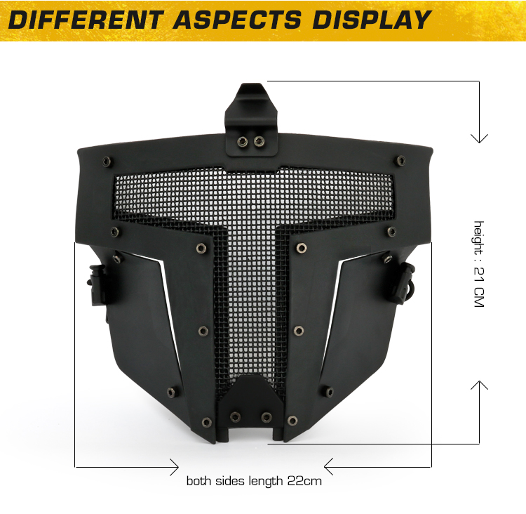 Warrior Iron Warrior Mask Spartan Tactical mask Outdoor protective mask - ortacical