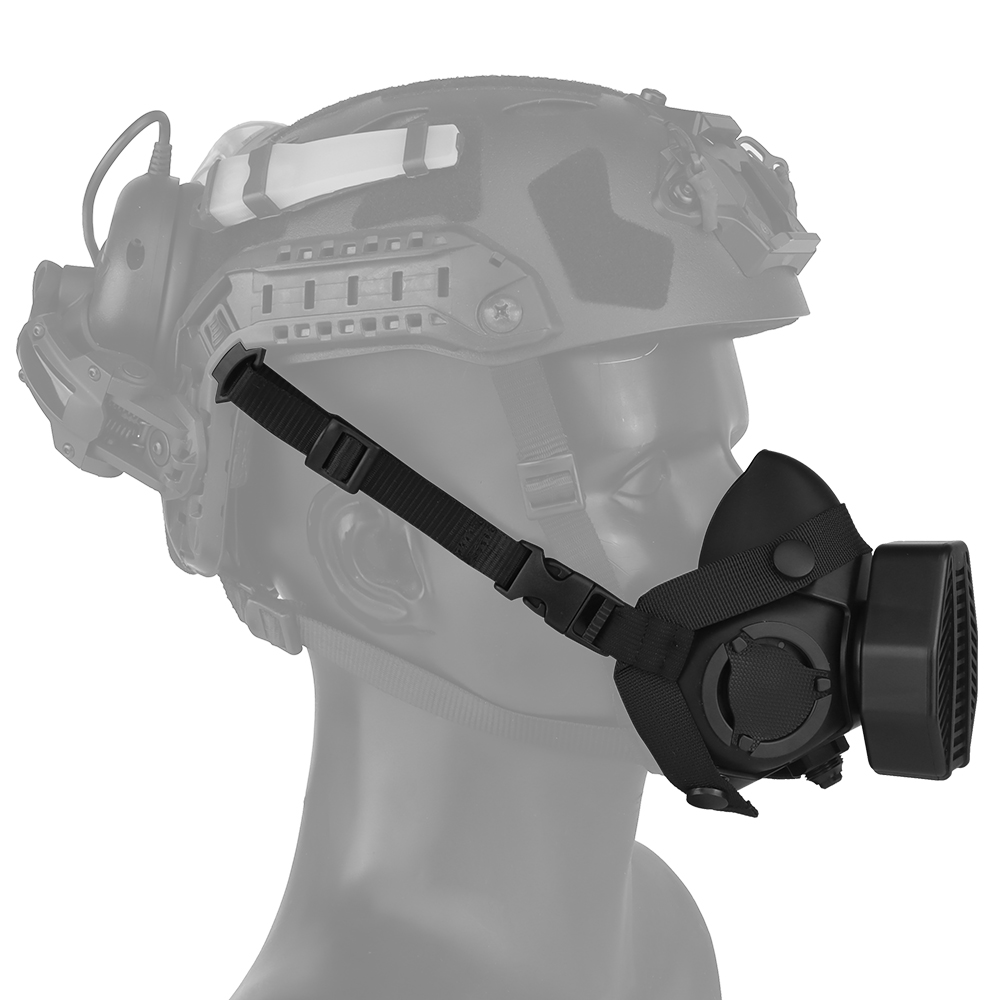 Tactical gas game modeling mask can communicate built-in microphone ADAPTS intercom mask - ortacical