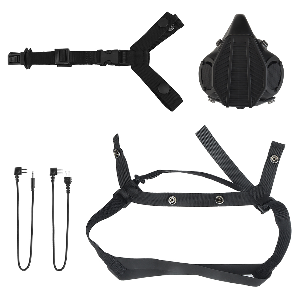 Tactical gas game modeling mask can communicate built-in microphone ADAPTS intercom mask - ortacical