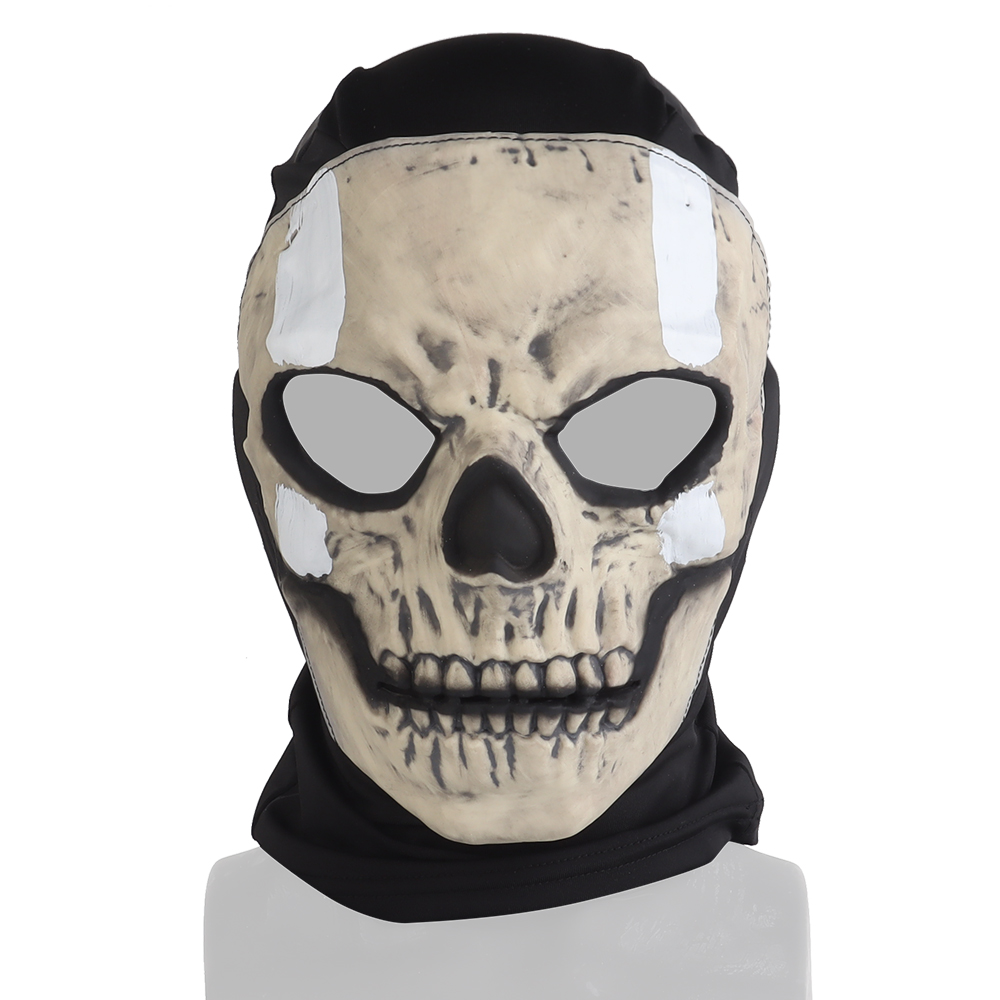 Call of Duty Modern Warfare Agent Simon Riley as a skeleton ghost mask with a hood - ortacical