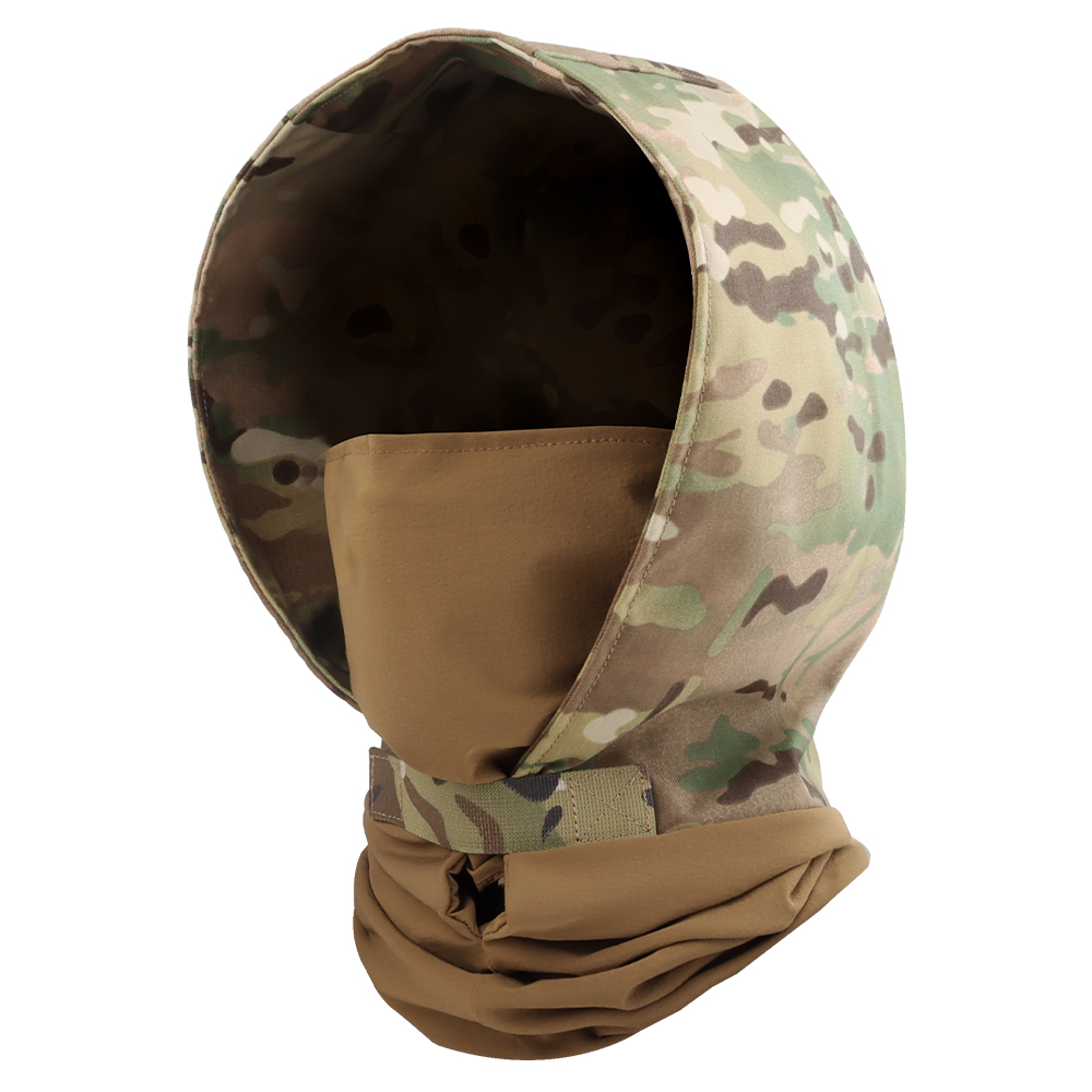 Night head cover Cordula fabric face windproof outdoor headscarf breathable elastic bib whole face warm - ortacical