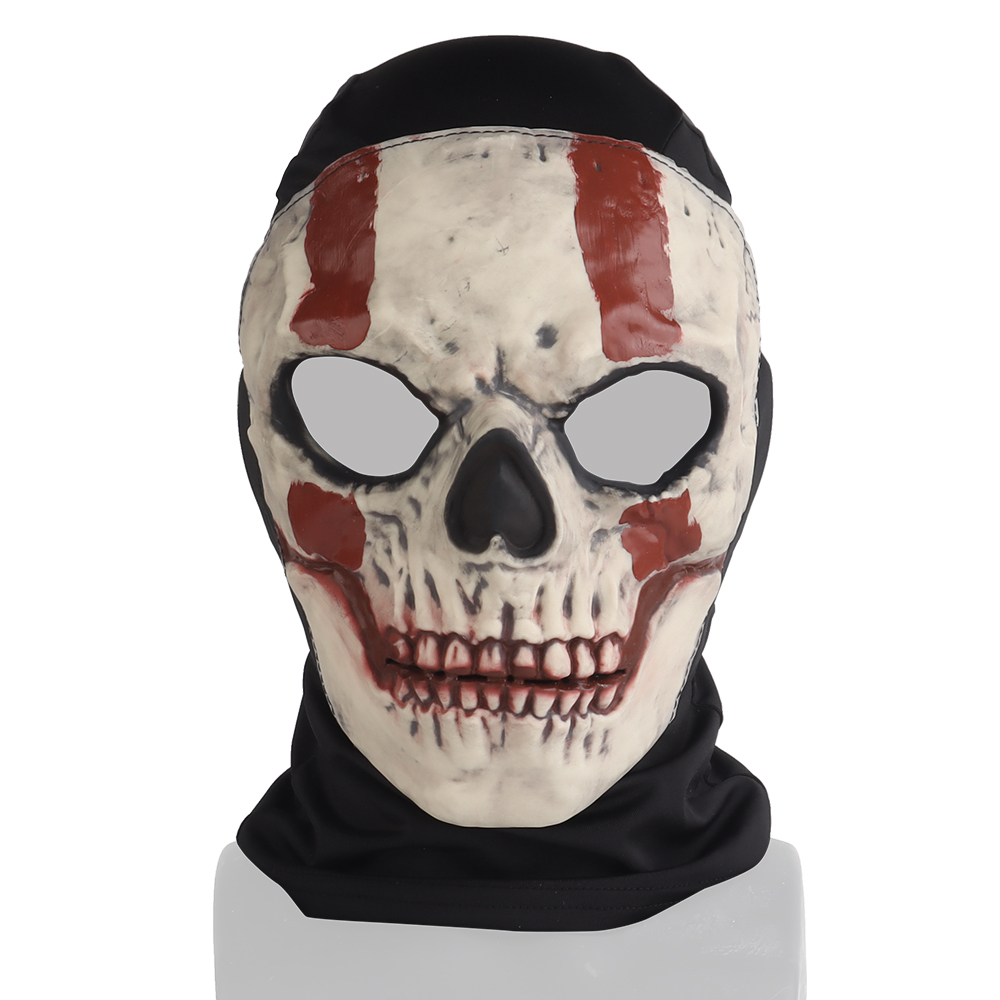 Call of Duty Modern Warfare Agent Simon Riley as a skeleton ghost mask with a hood - ortacical