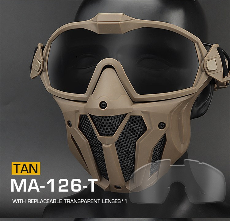 Tactical fog mask Anti-fog tactical mask set - ortacical