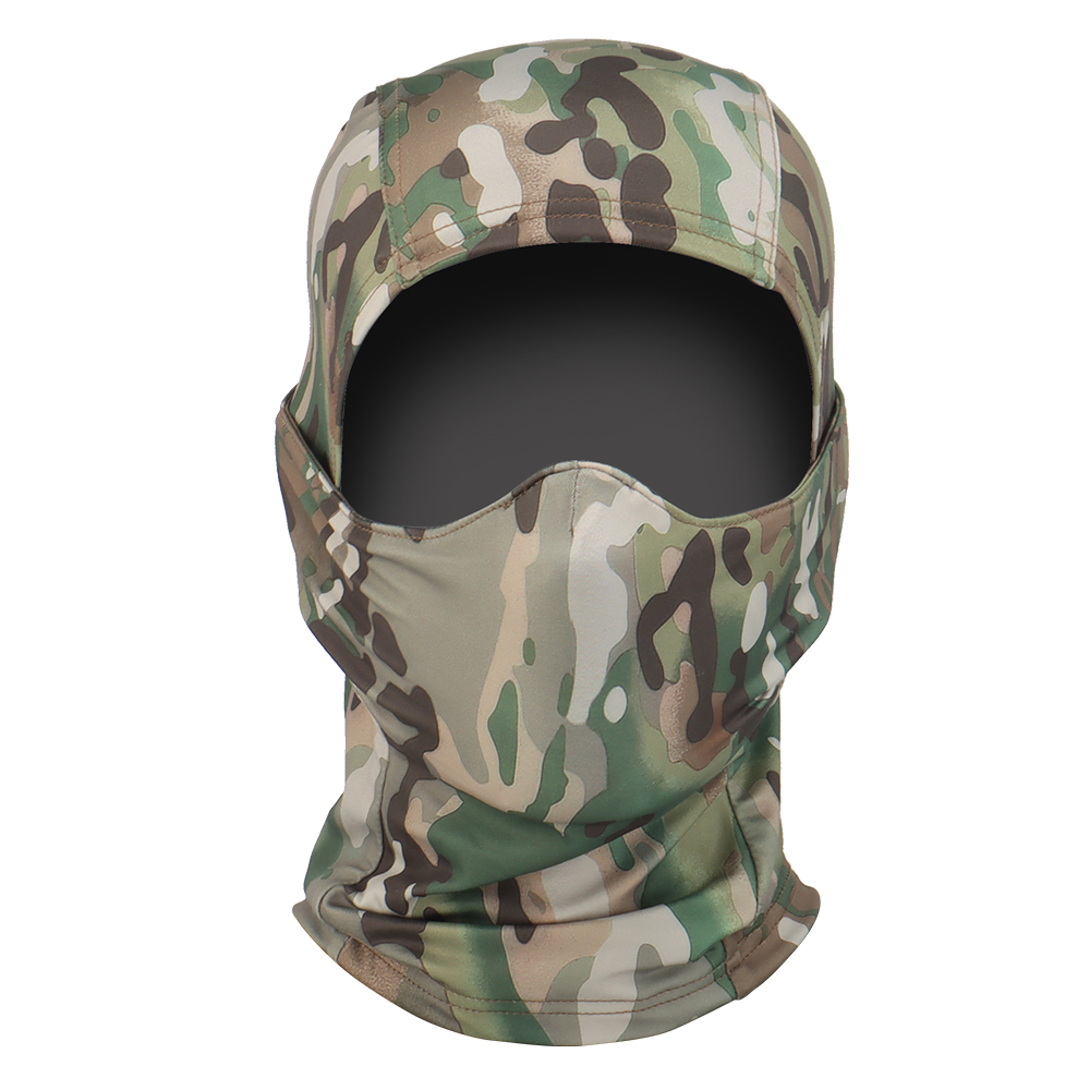 Tactical headgear Second generation silicone face mask camouflage riding sun protection windproof headgear - ortacical