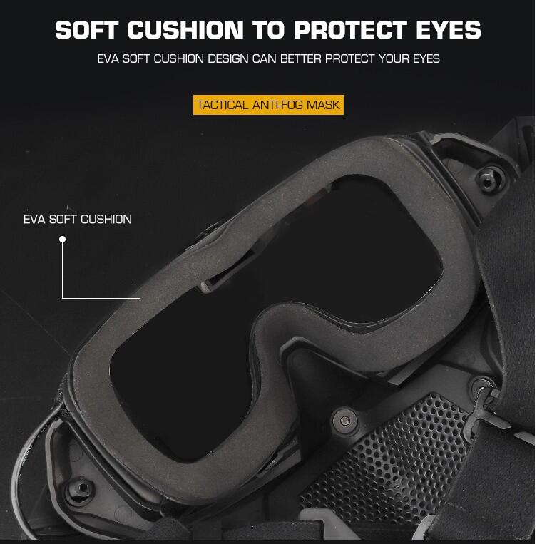 Tactical fog mask Anti-fog tactical mask set - ortacical